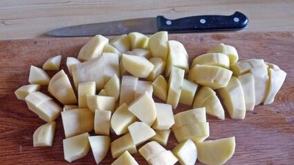 борщ с консервированной фасолью