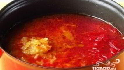 борщ с квашеной капустой