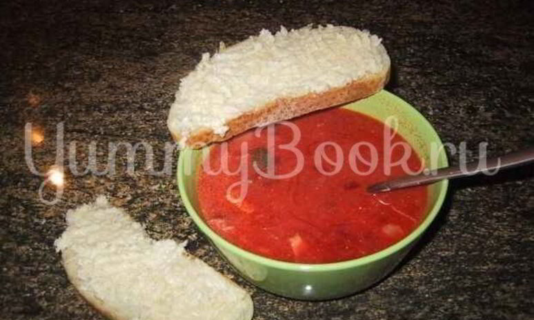 Рецепт борщ с сыром