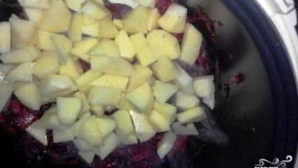 борщ с тушенкой в мультиварке