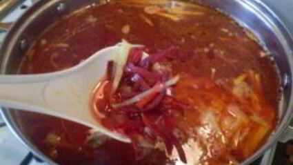 борщ с уткой