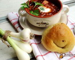 Борщ, томленный в духовке