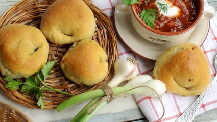 борщ, томленный в духовке