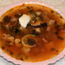 Суп с грибами