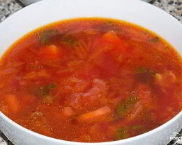 Капустный борщ