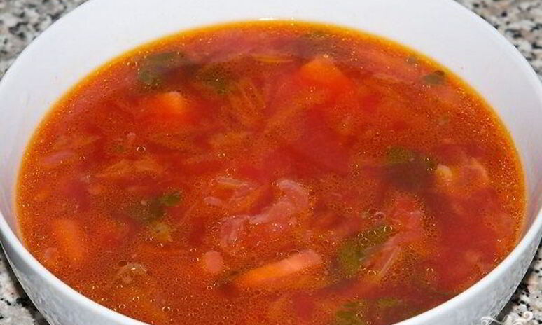 Рецепт капустный борщ