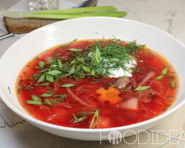 Красный борщ