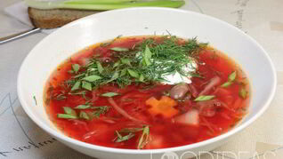 Красный борщ