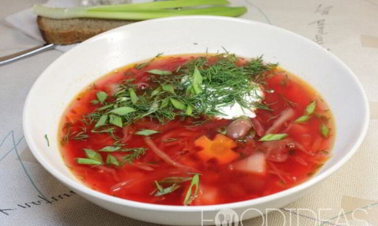 Рецепт красный борщ