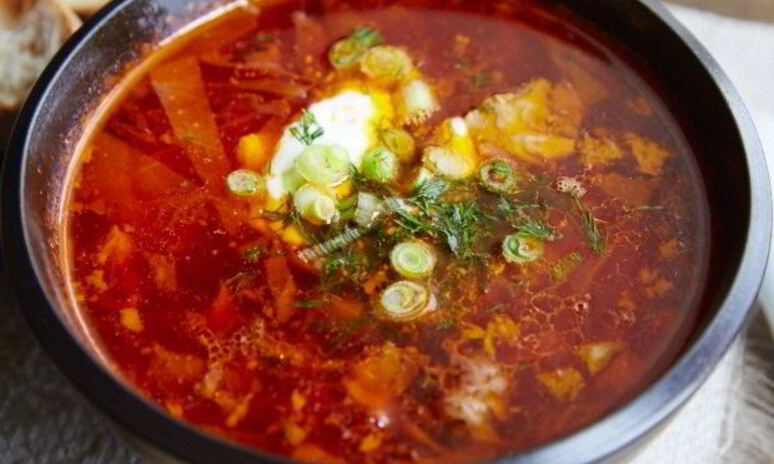 Рецепт настоящий украинский борщ