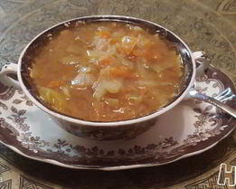 Осенний желтый борщ