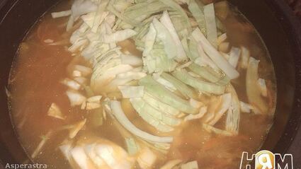 осенний желтый борщ