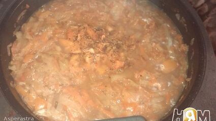 осенний желтый борщ