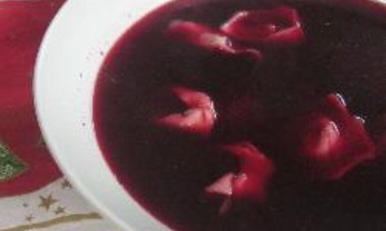 Рецепт польский борщ на свекольной закваске с сухими грибами