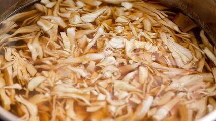 постный борщ с грибами