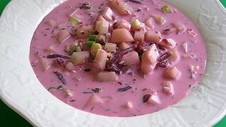 Шалтибарщай — холодный литовский борщ