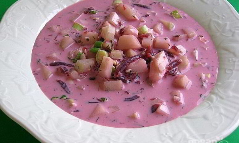 Рецепт шалтибарщай — холодный литовский борщ