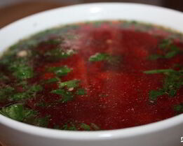 Свекольный борщ