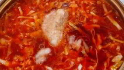 вкусный борщ с тушенкой