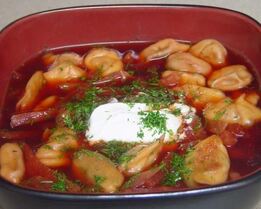 Вкусный борщ старолитовский