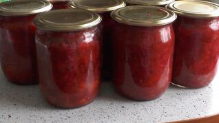 Заправка для борща на зиму с капустой