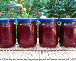 Заправка для борща на зиму с яблоками и болгарским перцем