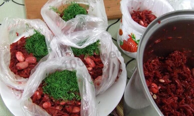 Рецепт заправка для борща замороженная