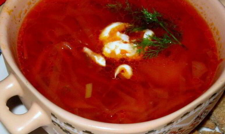 Рецепт зимний борщ