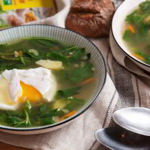 Суп с яйцом