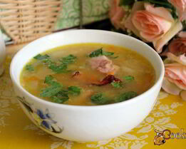 Гороховый суп с копченостями