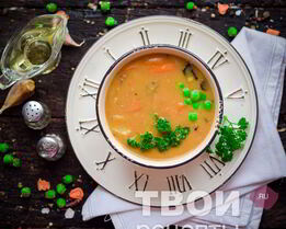 Постный гороховый суп