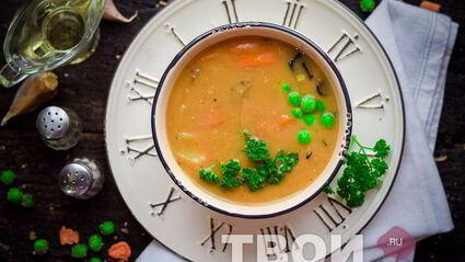 постный гороховый суп
