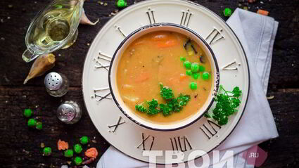 постный гороховый суп