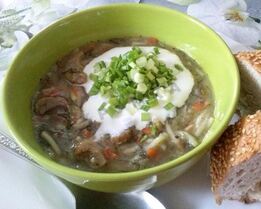 Грибной суп из подосиновиков