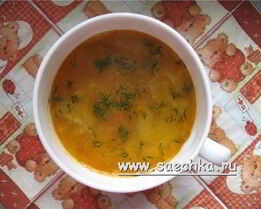 Итальянский постный суп