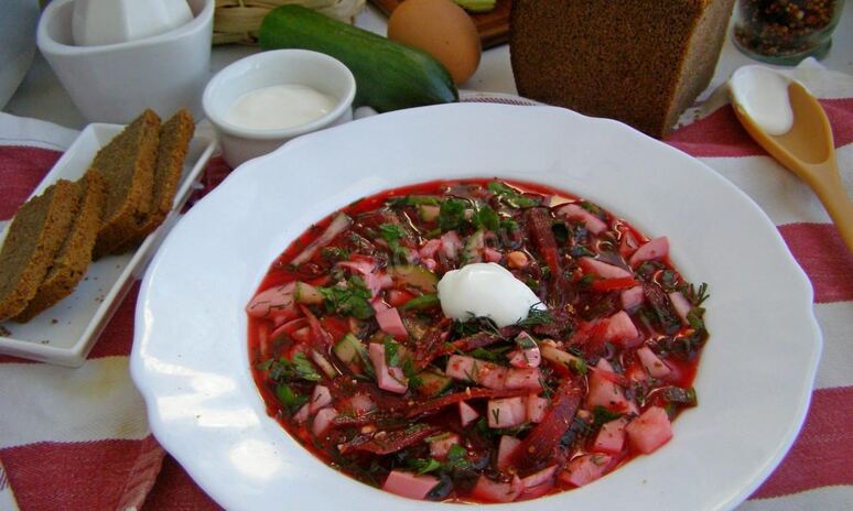 Рецепт холодник из свеклы