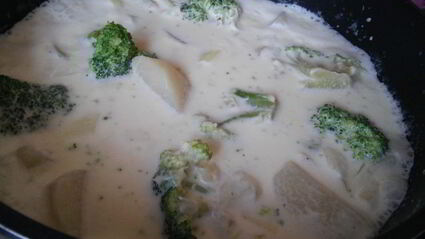 крем-суп из картофеля и брокколи