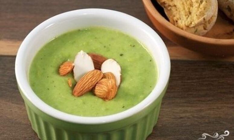 Рецепт крем-суп из зеленого горошка