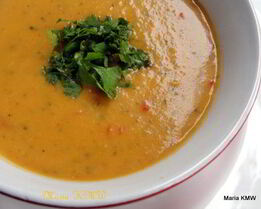 Легкий, летний крем-суп на кокосовом молоке