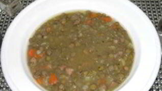Немецкий суп из чечевицы