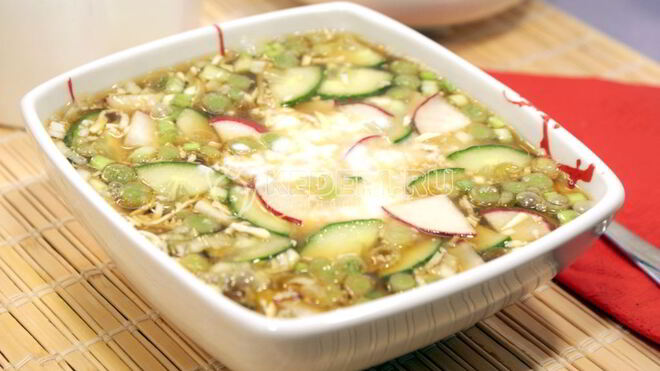 Окрошка на квасе