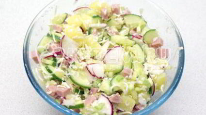 окрошка на квасе