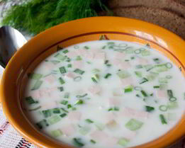 Окрошка на тане