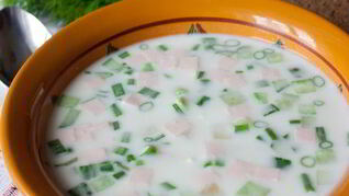 Окрошка на тане