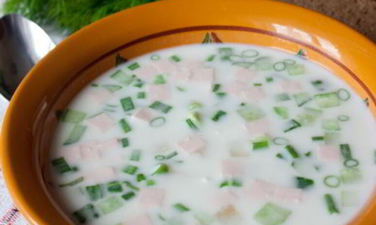 Рецепт окрошка на тане