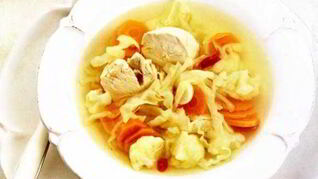 Пикантный куриный суп