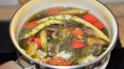 постный суп без масла