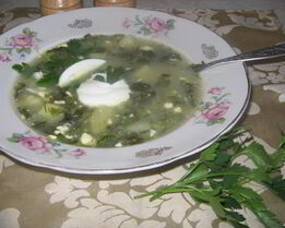 Щи из щавеля