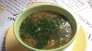 Щи с фасолью