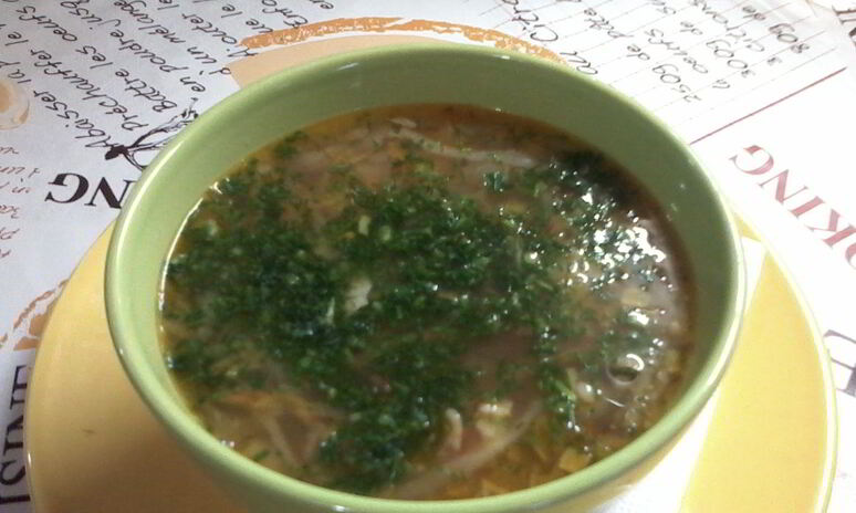 Рецепт щи с фасолью